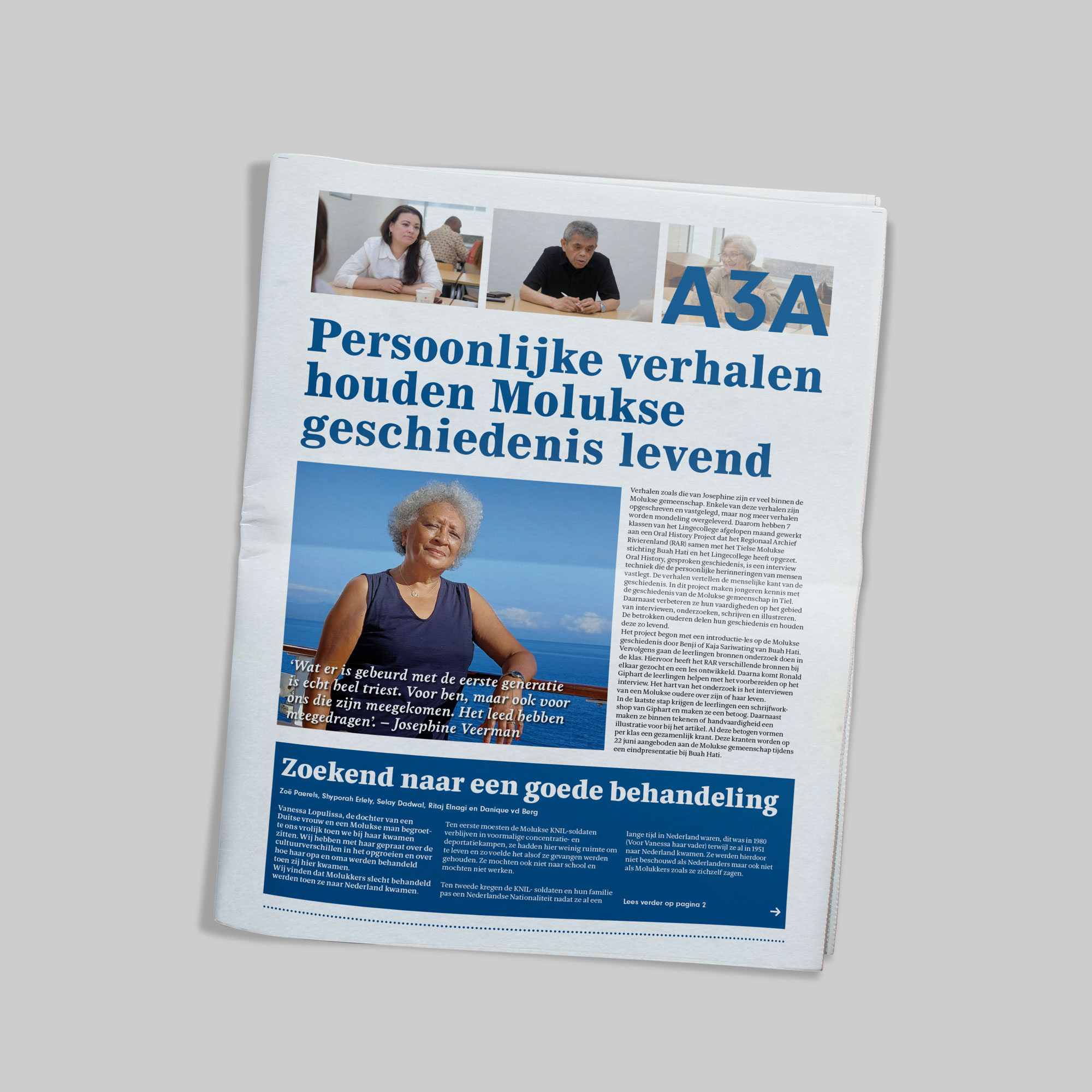 newspaper voor 1