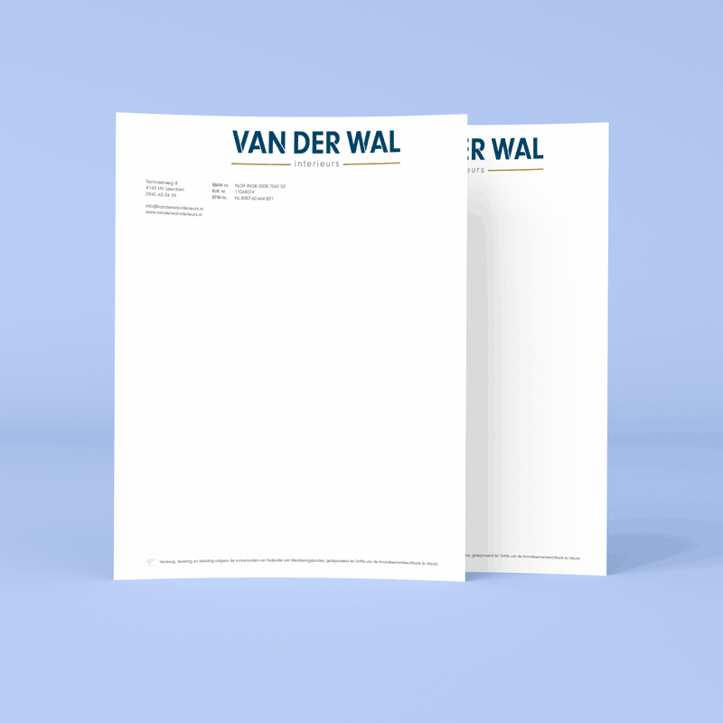 Van der Wal Briefpapier